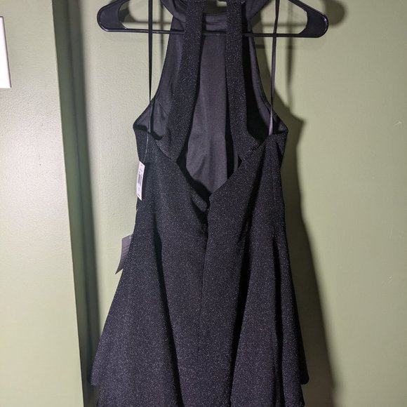 Black Formal Sparkly Nordstroms Dress Size 12 - Picture 2 of 6